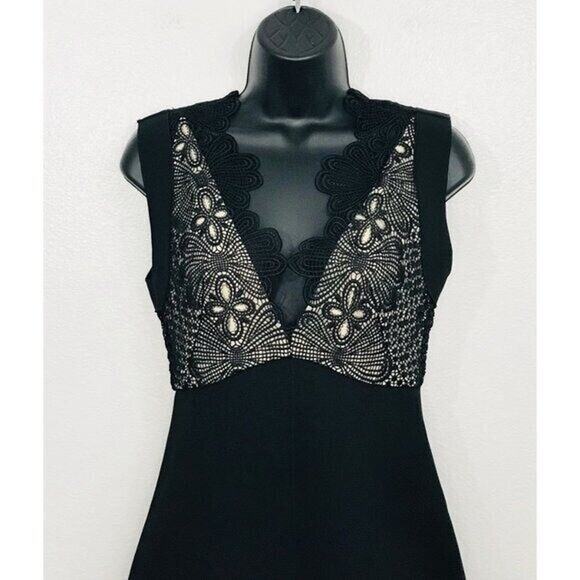 LOVER Revolve Camelia Bonded Pencil Dress Black Cocktail, 8 -NWT - Picture 6 of 11